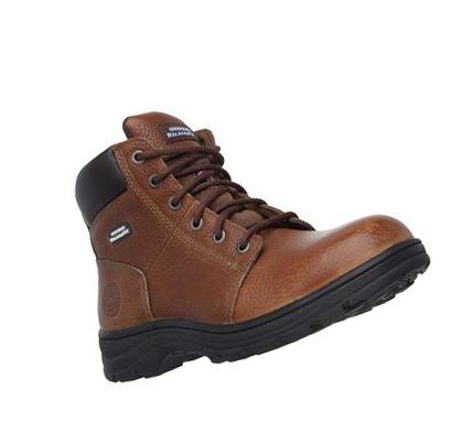 Férfi Skechers Munka: Relaxed Fit - Workshire ST Csizma Barna | HUA532S