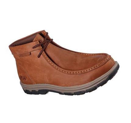 Férfi Skechers Munka: Vicksburk - Fetor ST Csizma Barna | HUA718L