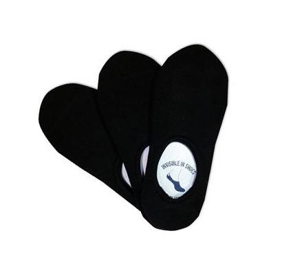Férfi Skechers No Show Liner - 3 Pack Zokni Fekete | HUA064S