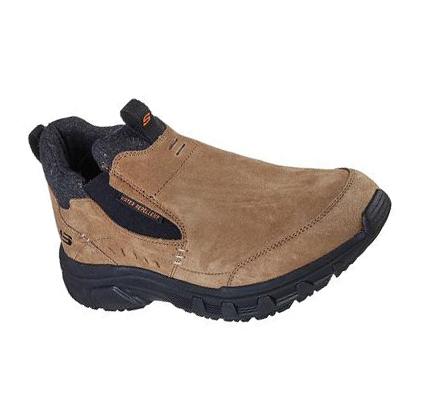 Férfi Skechers Oak Canyon - Bombarder Túracipő Barna Fekete | HUA6334