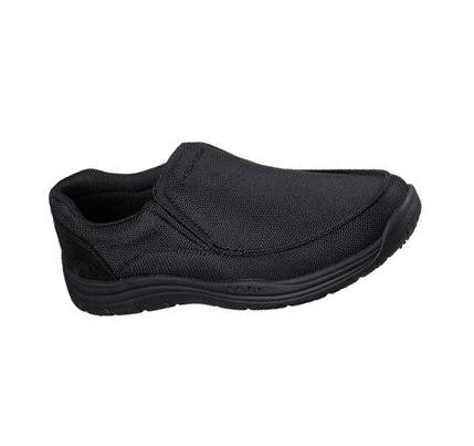Férfi Skechers Otsego - Kanvie SR Munkacipő Fekete | HU6711P