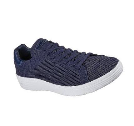 Férfi Skechers Palmilla - Garian Alkalmi Cipő Sötétkék | HU6937G