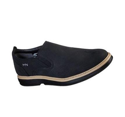 Férfi Skechers Parallux - Torres Slip Ons Fekete | HU5018A