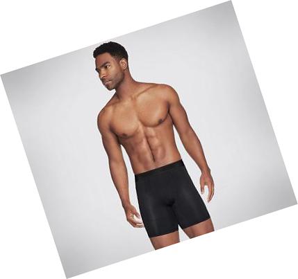 Férfi Skechers Performance Boxer Briefs - 2 Pack Fehérnemű Fekete | HU3612A