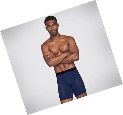 Férfi Skechers Performance Boxer Briefs - 2 Pack Fehérnemű Sötétkék | HU3614A