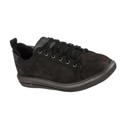 Férfi Skechers Pertola - Ruston Oxford Cipő Fekete | HUI161D