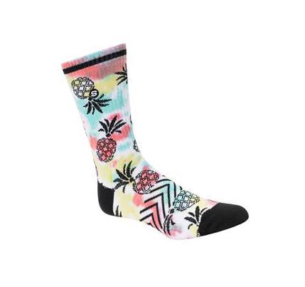 Férfi Skechers Pine Tie-Dye Crew - 1 Pair Zokni Színes | HUI700S