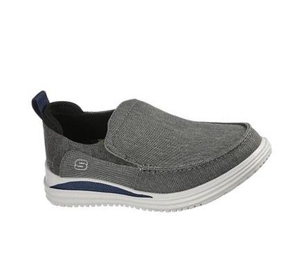 Férfi Skechers Proven - Evers Slip Ons Szürke | HU7000L