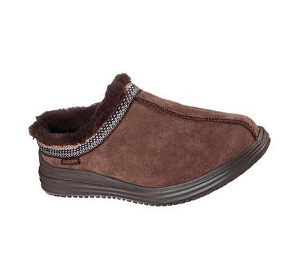 Férfi Skechers Proven - Laggy Papucs Csokoládé | HU76838