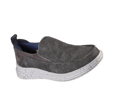 Férfi Skechers Proven - Renco Slip Ons Szürke | HU7014R
