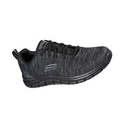 Férfi Skechers Pálya - Front Runner Edzőcipő Fekete | HU4264A