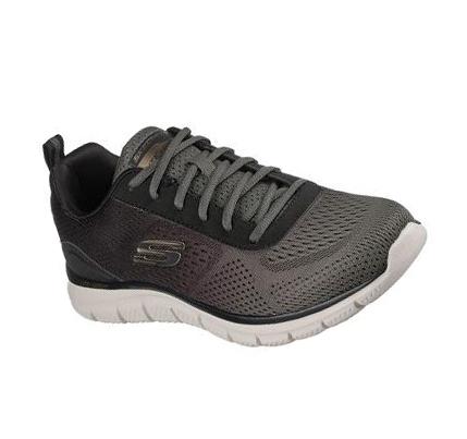Férfi Skechers Pálya - Ripkent Edzőcipő Olivazöld Fekete | HU4287D