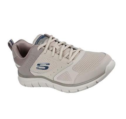 Férfi Skechers Pálya - Syntac Edzőcipő Szürke Barna | HU42753