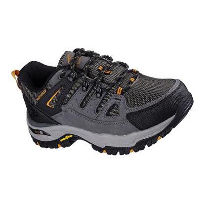 Férfi Skechers Relaxed Fit: Arch Fit Dawson - Argosa Oxford Cipő Szürke | HUI7865