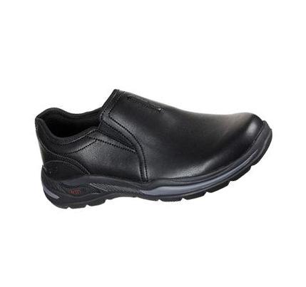 Férfi Skechers Relaxed Fit: Arch Fit Motley - Orago Slip Ons Fekete | HUA068L