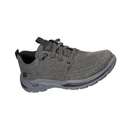 Férfi Skechers Relaxed Fit: Arch Fit Motley - Brenan Slip Ons Fekete | HUA132A