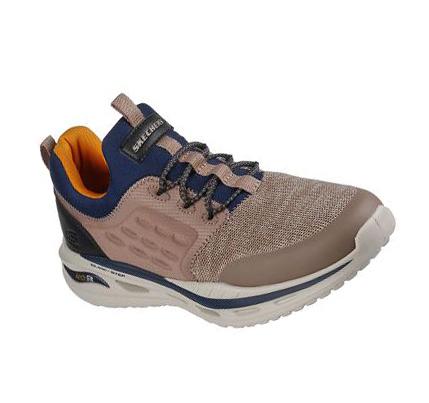 Férfi Skechers Relaxed Fit: Arch Fit Orvan - Verdigo Slip Ons Barna | HUI757B