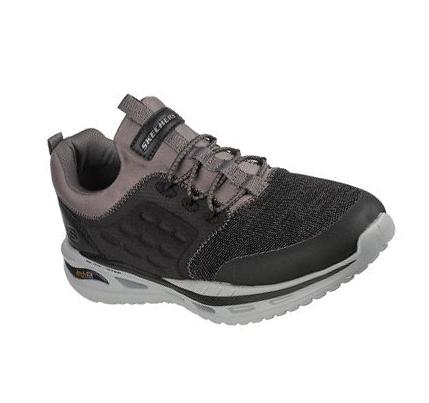 Férfi Skechers Relaxed Fit: Arch Fit Orvan - Verdigo Slip Ons Fekete | HUI768A