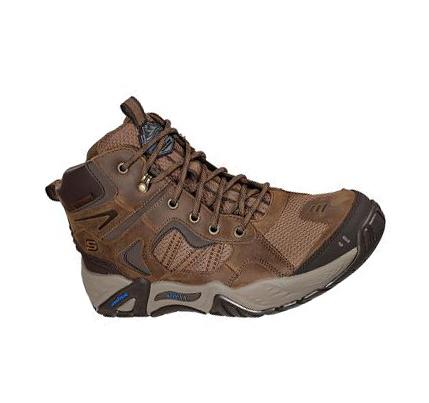 Férfi Skechers Relaxed Fit: Arch Fit Recon - Percival Túracipő Barna | HU3033D
