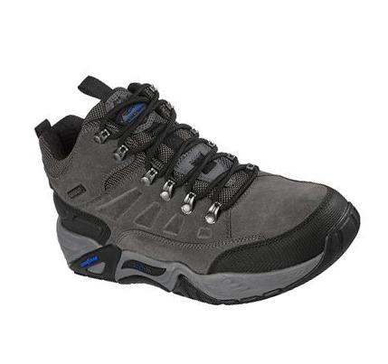 Férfi Skechers Relaxed Fit: Arch Fit Recon - Romar Oxford Cipő Szürke | HU3357P