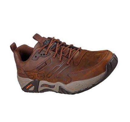 Férfi Skechers Relaxed Fit: Arch Fit Recon - Cadell Túracipő Barna | HU5183X