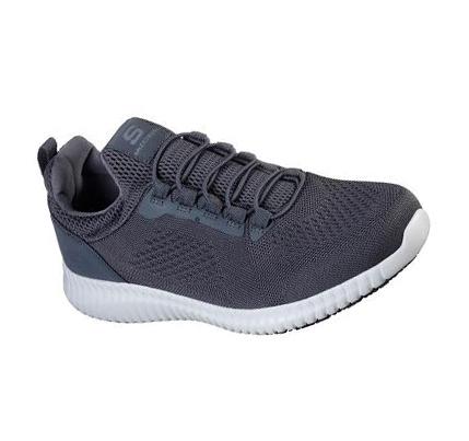 Férfi Skechers Relaxed Fit: Cessnock SR Munkacipő Szürke | HU7386K