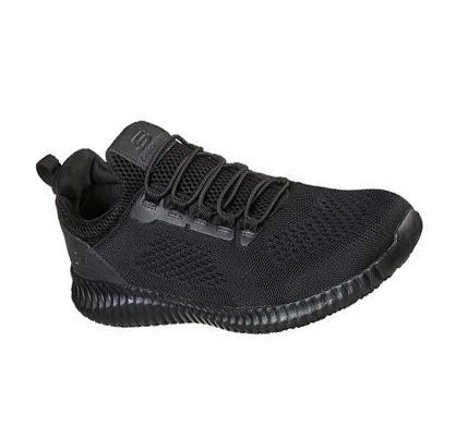 Férfi Skechers Relaxed Fit: Cessnock SR Munkacipő Fekete | HU74110