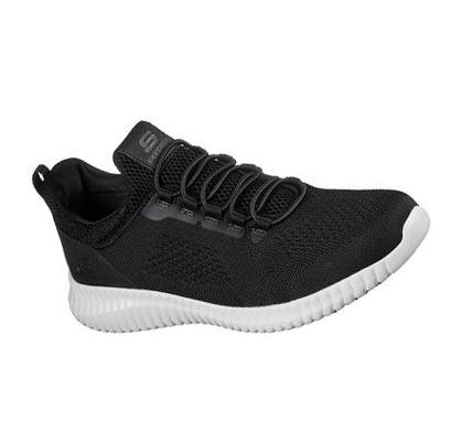 Férfi Skechers Relaxed Fit: Cessnock SR Munkacipő Fekete Fehér | HU7436A