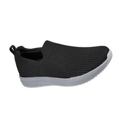 Férfi Skechers Relaxed Fit: Crowder - Armel Slip Ons Fekete | HU5068A