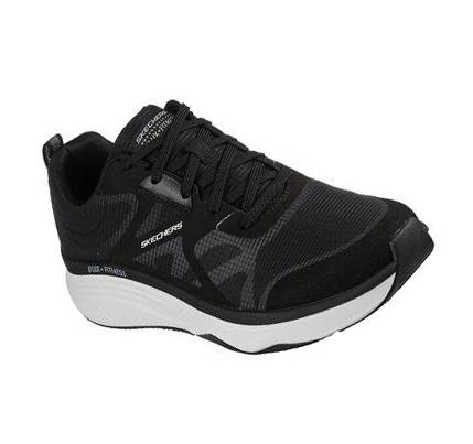 Férfi Skechers Relaxed Fit: D'Lux Fitness Edzőcipő Fekete Fehér | HU5789D