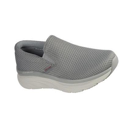 Férfi Skechers Relaxed Fit: D'Lux Walker - Murlino Gyalogló Cipő Szürke | HU44313