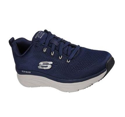 Férfi Skechers Relaxed Fit: D'Lux Walker - Meerno Gyalogló Cipő Sötétkék | HU58378