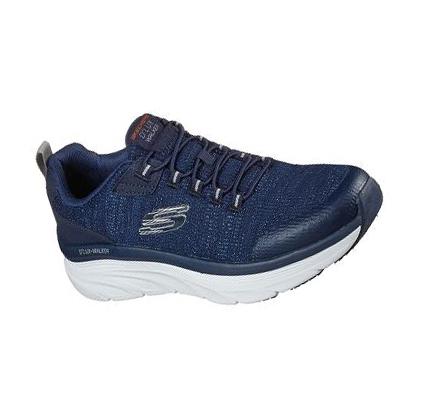 Férfi Skechers Relaxed Fit: D'Lux Walker - Pensive Gyalogló Cipő Sötétkék | HU58873