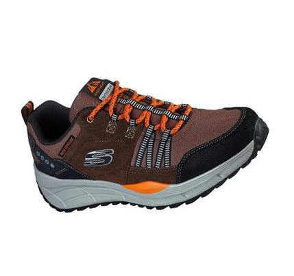 Férfi Skechers Relaxed Fit: Equalizer 4.0 Trail Gyalogló Cipő Barna | HU4181G