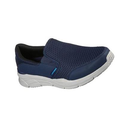 Férfi Skechers Relaxed Fit: Equalizer 4.0 - Persisting Gyalogló Cipő Sötétkék | HU78120