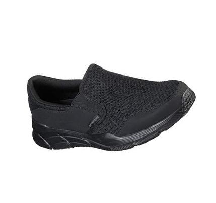 Férfi Skechers Relaxed Fit: Equalizer 4.0 - Persisting Gyalogló Cipő Fekete | HU7825Q