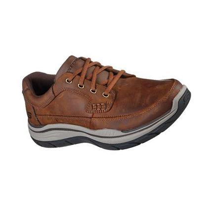 Férfi Skechers Relaxed Fit: Expected 2.0 - Raymer Oxford Cipő Barna | HUI186C