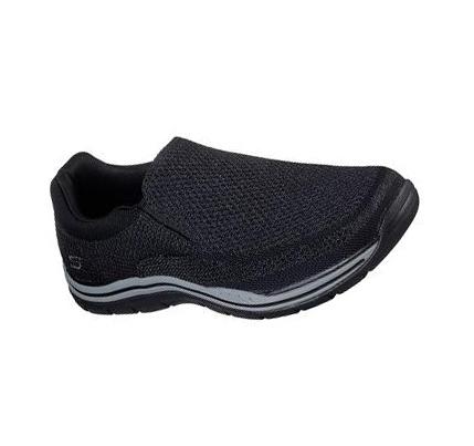 Férfi Skechers Relaxed Fit: Expected - Gomel Alkalmi Cipő Fekete | HUI4933