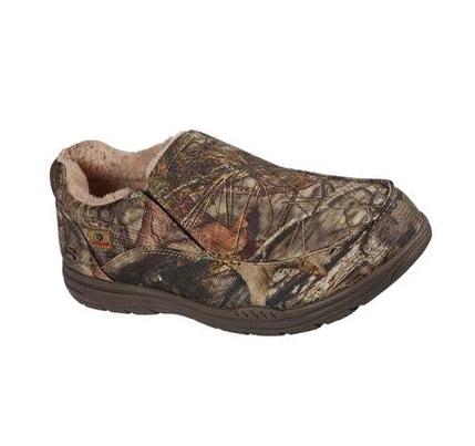 Férfi Skechers Relaxed Fit: Expected X - Larmen Papucs Camo | HU79830