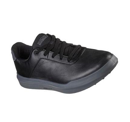 Férfi Skechers Relaxed Fit: GO GOLF Drive 5 LX Golf Cipő Fekete Szürke | HUA283G