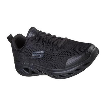 Férfi Skechers Relaxed Fit: Glide-Step SR - Stauntap Munkacipő Fekete | HU7011D