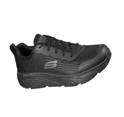 Férfi Skechers Relaxed Fit: Max Cushioning Elite SR - Rytas Munkacipő Fekete | HU7686C