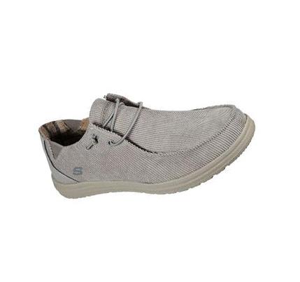 Férfi Skechers Relaxed Fit: Melson - Corduroy Vitorlás Cipő Khaki | HU76318