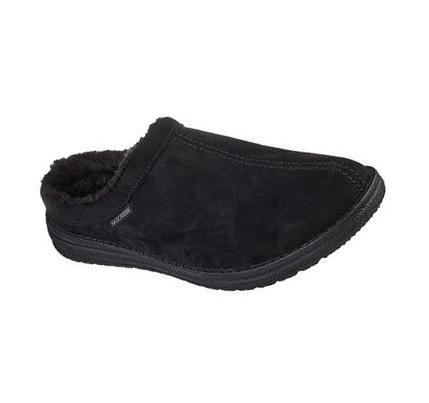 Férfi Skechers Relaxed Fit: Melson - Harmen Papucs Fekete | HU7608C