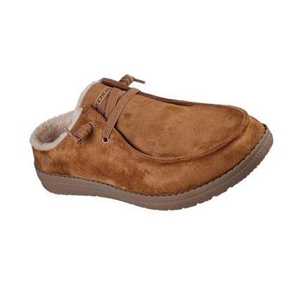 Férfi Skechers Relaxed Fit: Melson - Mozley Papucs Barna | HU75585