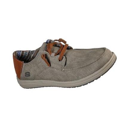 Férfi Skechers Relaxed Fit: Melson - Planon Slip Ons Barna | HU5532R