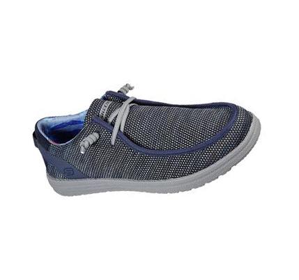 Férfi Skechers Relaxed Fit: Melson - Radlett Slip Ons Sötétkék | HU5407Q