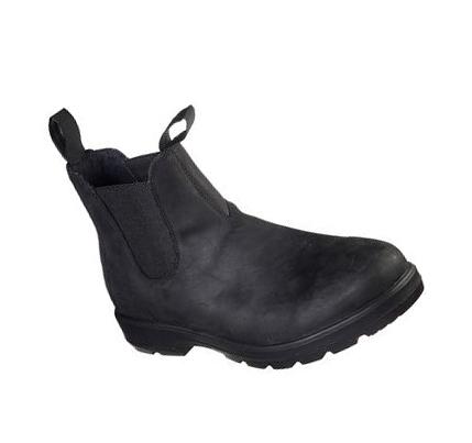 Férfi Skechers Relaxed Fit: Molton - Gaveno Csizma Fekete | HUA9430