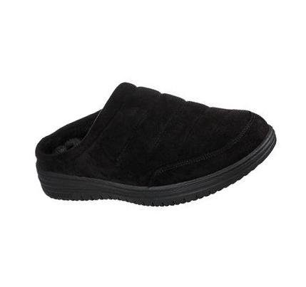 Férfi Skechers Relaxed Fit: Murette - Garvanza Papucs Fekete | HU8058A