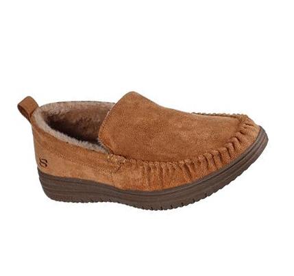 Férfi Skechers Relaxed Fit: Murette - Ghetti Papucs Barna | HUI009G